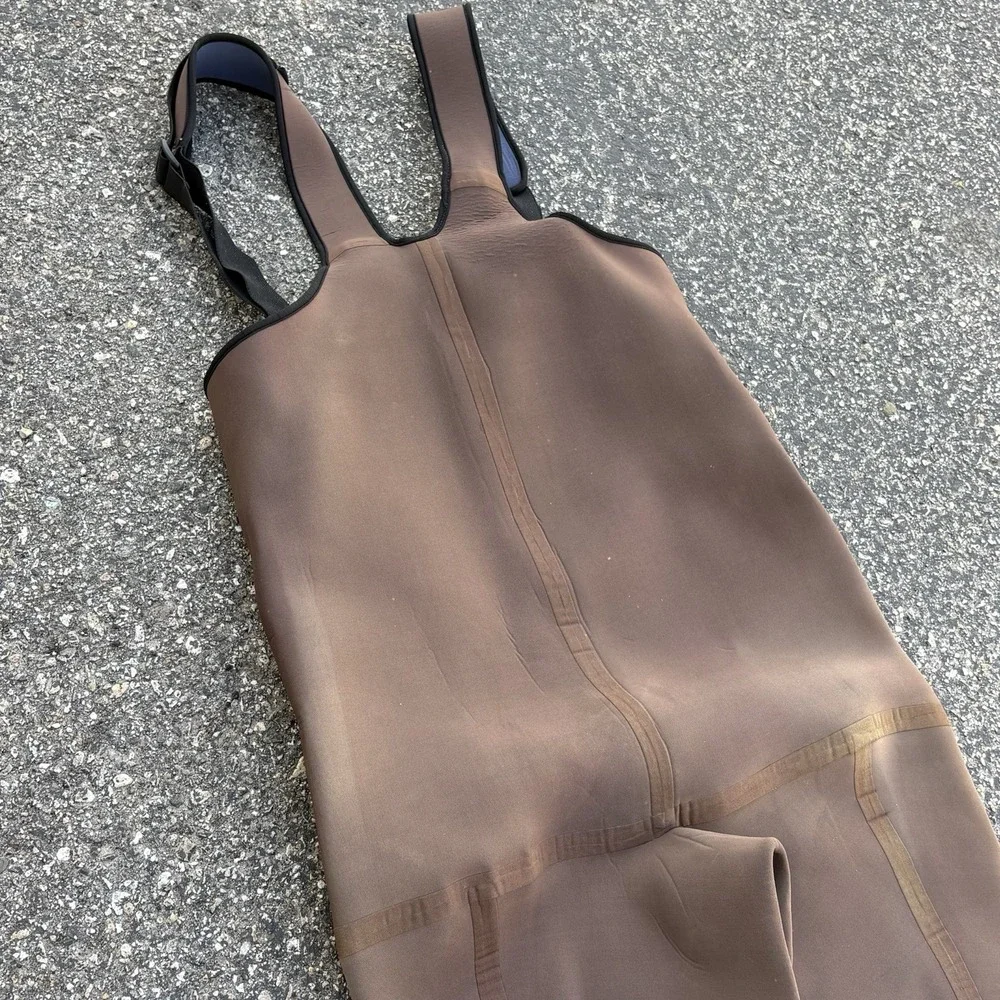 VTG Simms Neoprene Chest Waders Men's L Long Fishing Hunting Made USA Waterproof